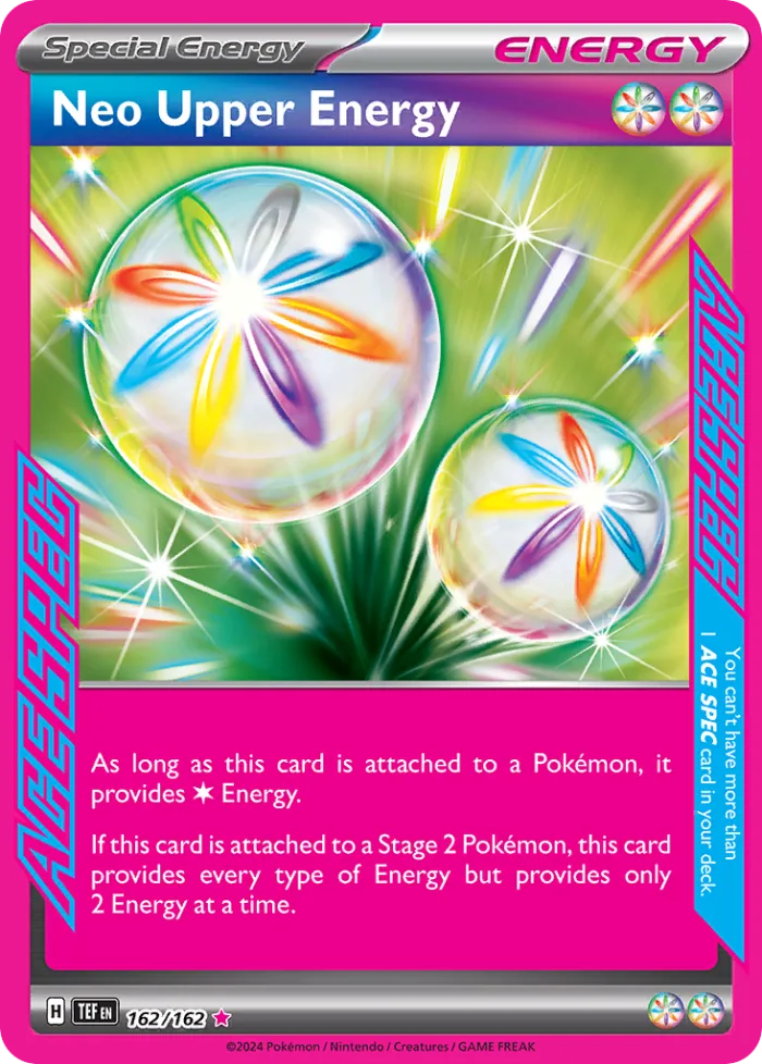 Neo Upper Energy #162 Temporal Forces Pokemon card