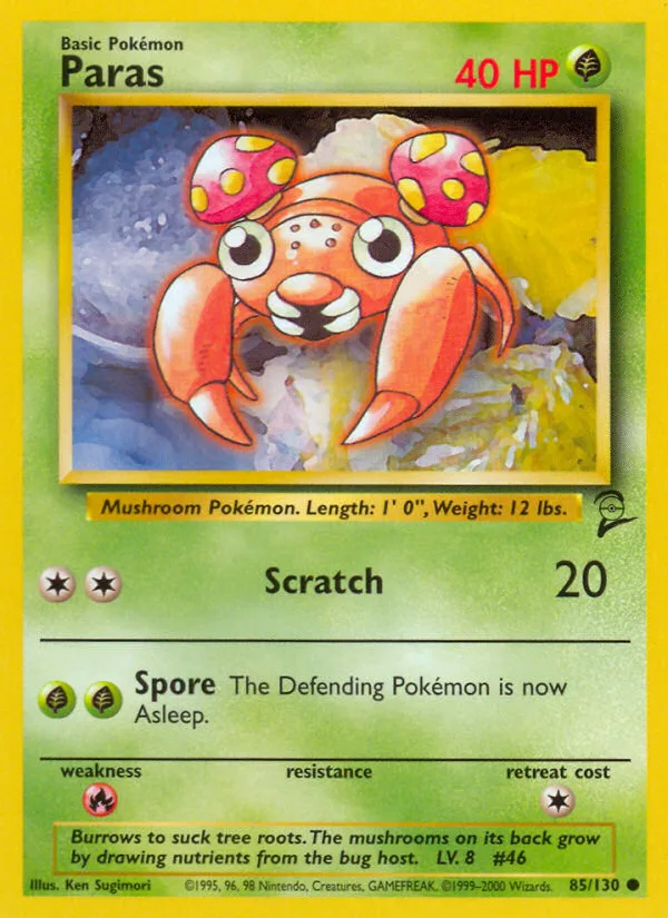 Paras Base Set 2 card