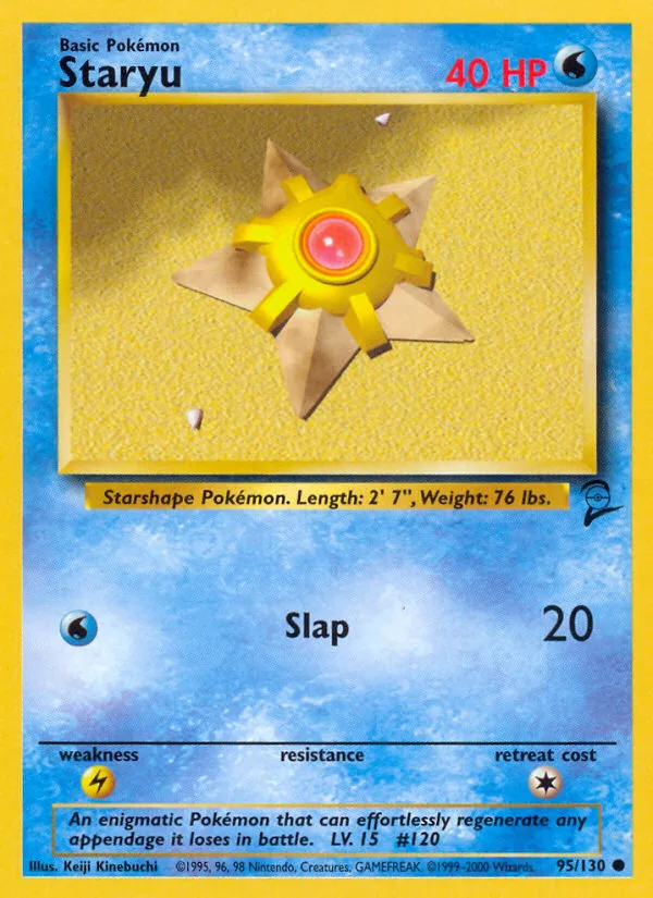 Staryu Base Set 2 card
