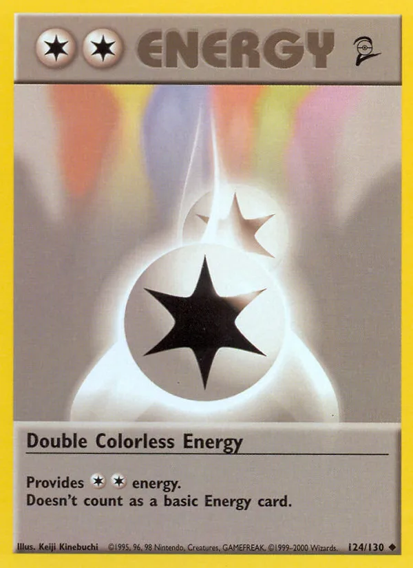 Double Colorless Energy #124 Base Set 2 Pokemon card