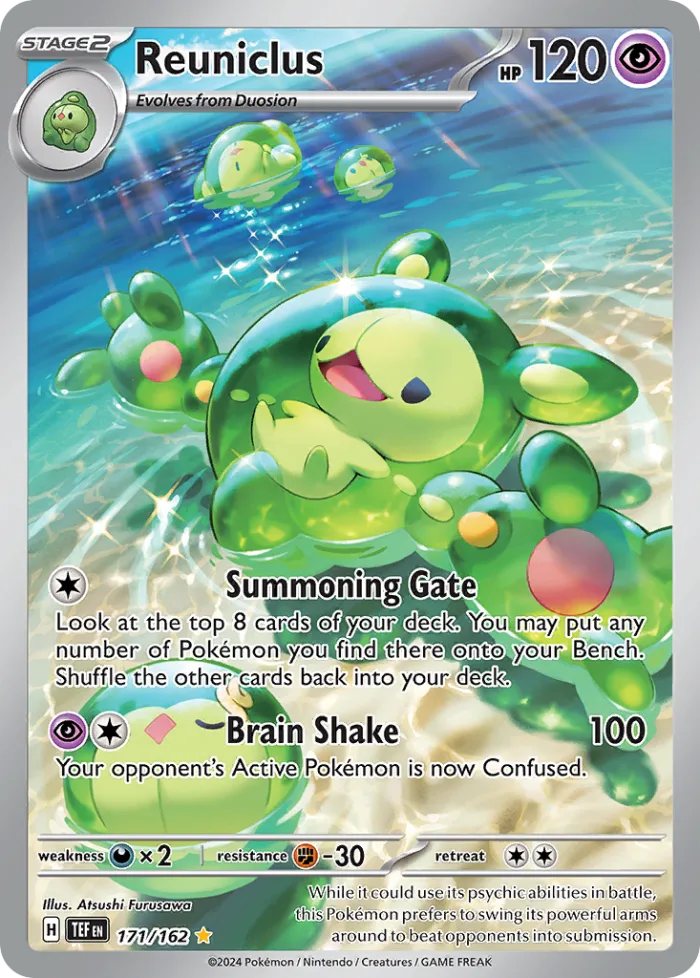 Reuniclus #171 Temporal Forces Pokemon card