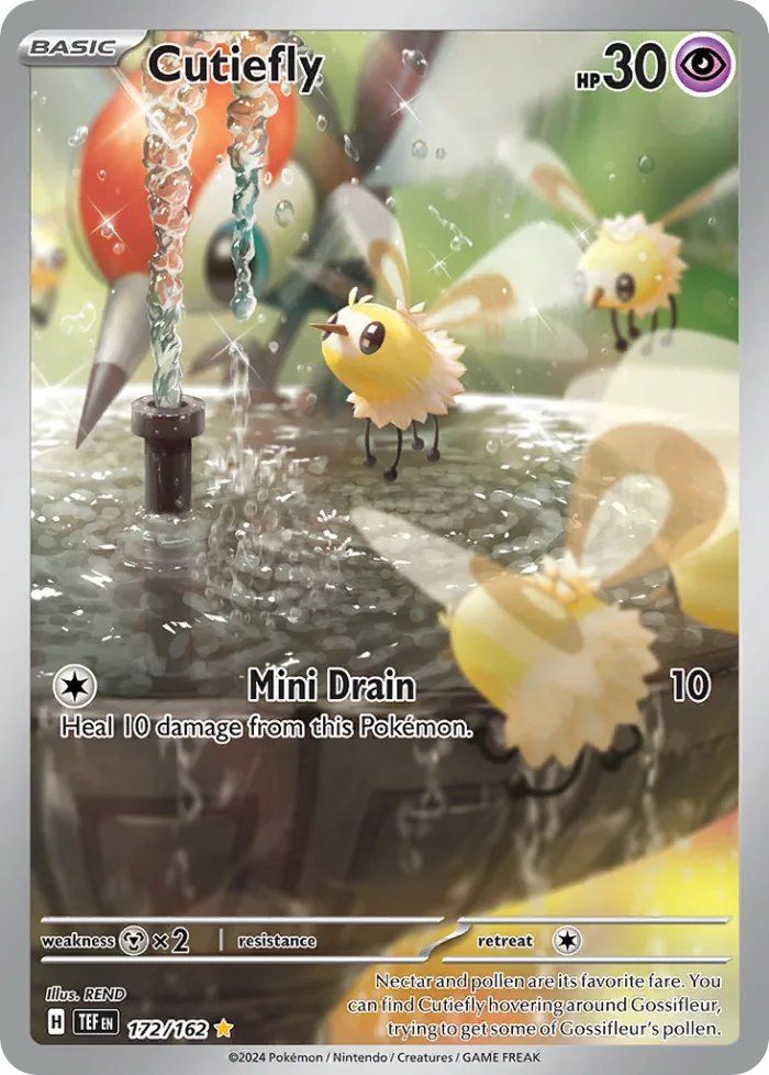 Cutiefly #172 Temporal Forces Pokemon card