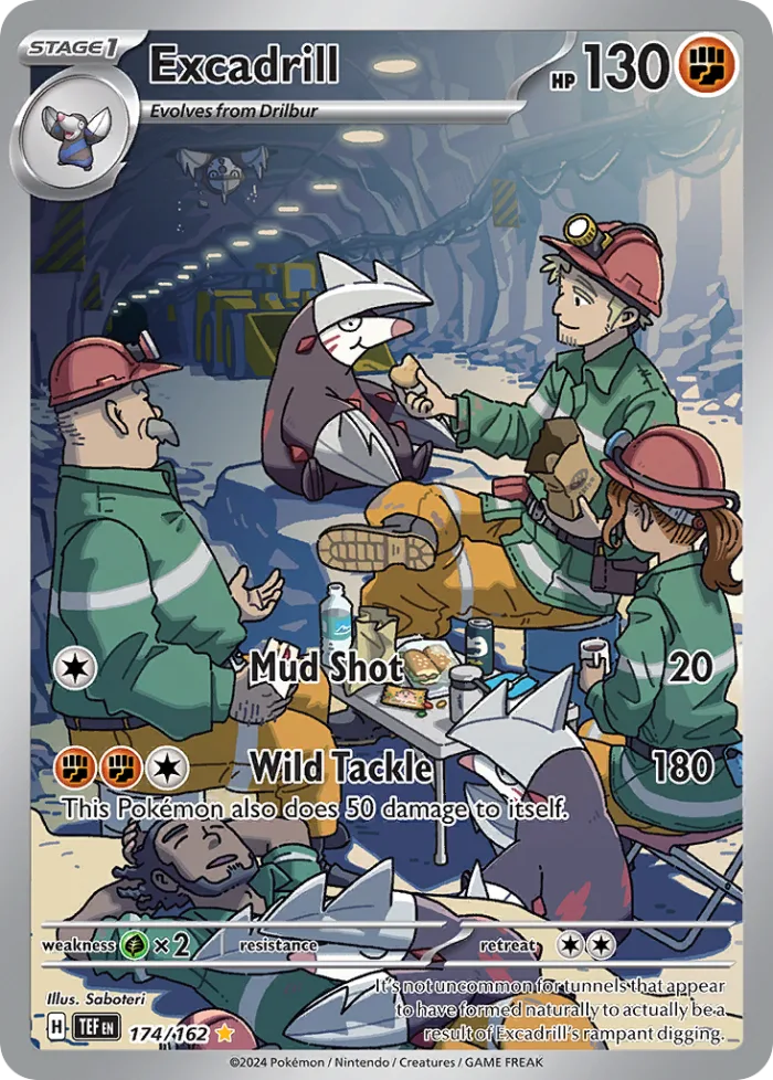 Excadrill #174 Temporal Forces Pokemon card