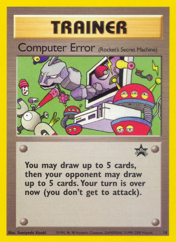 Computer Error #16 Wizards Black Star Promos Pokemon card