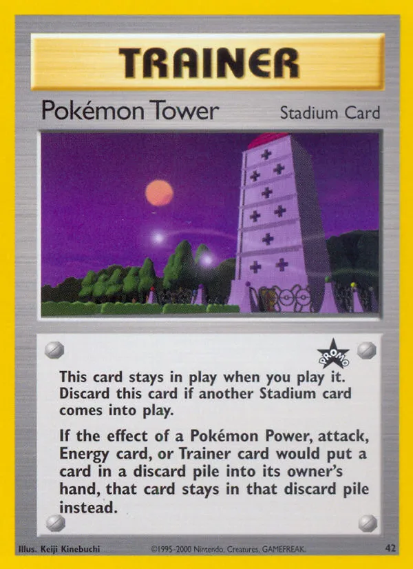 Pokémon Tower #42 Wizards Black Star Promos Pokemon card