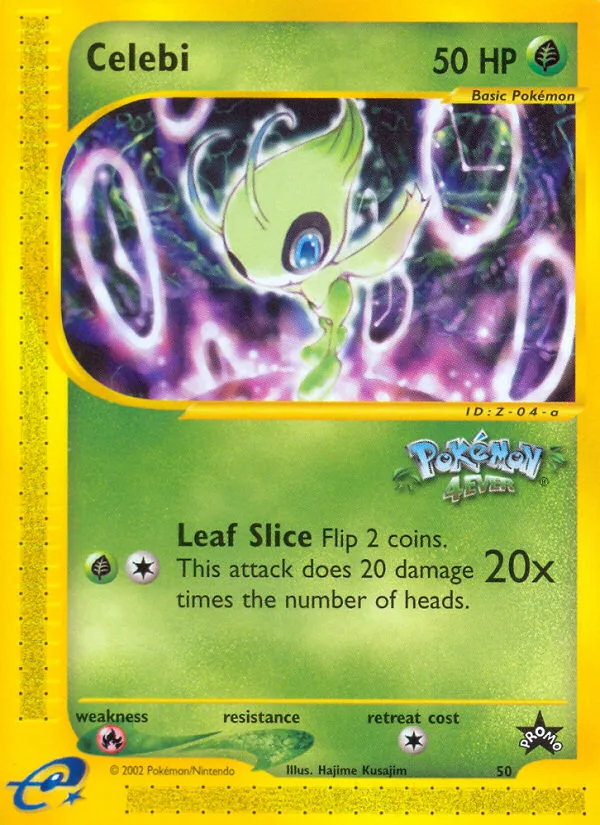 Celebi #50 Wizards Black Star Promos Pokemon card