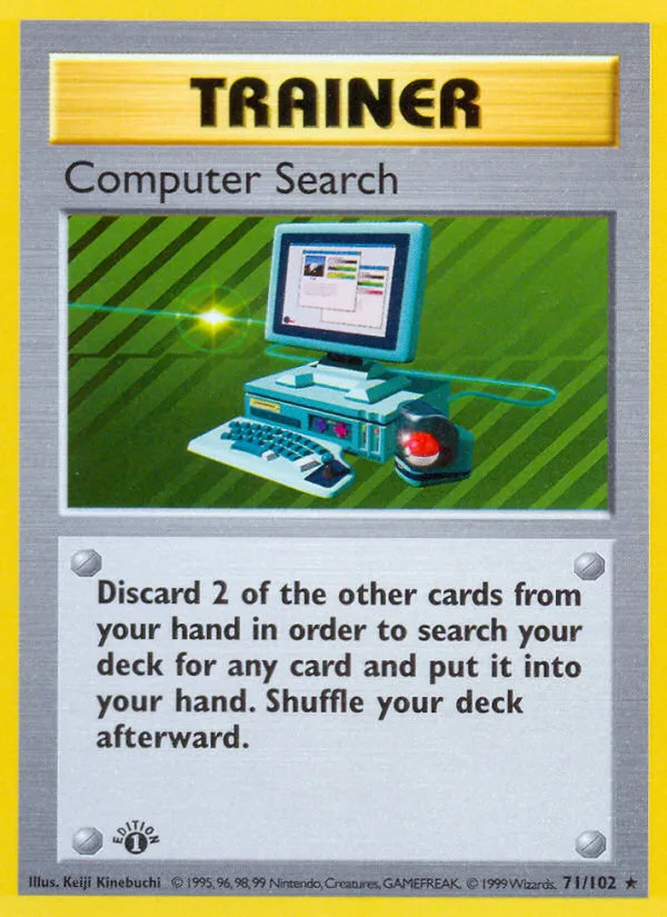 Computer Search #71 Base Pokemon card