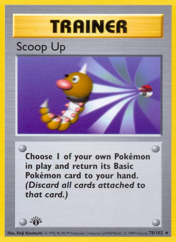 Scoop Up #78 Base Pokemon card