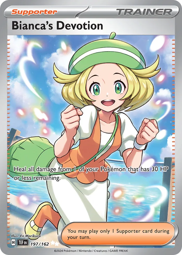 Bianca's Devotion #197 Temporal Forces Pokemon card