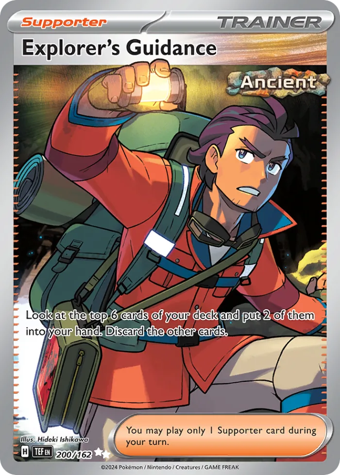 Explorer's Guidance #200 Temporal Forces Pokemon card
