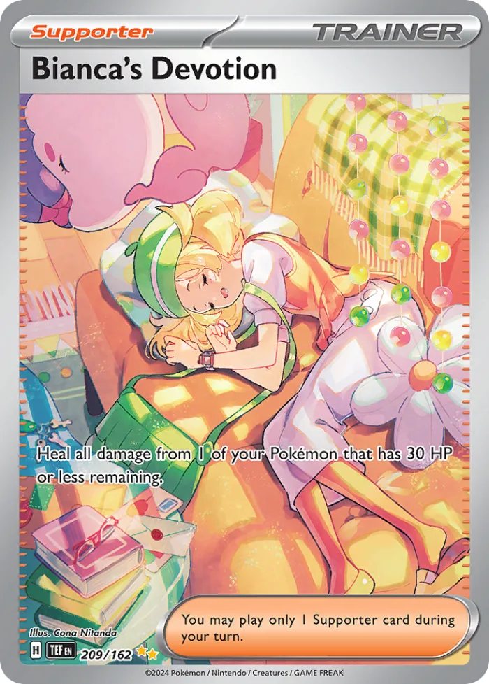 Bianca's Devotion #209 Temporal Forces Pokemon card