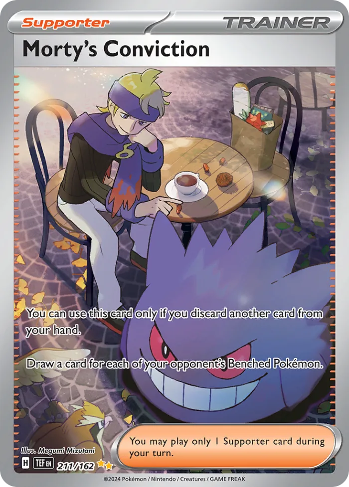Morty's Conviction #211 Temporal Forces Pokemon card