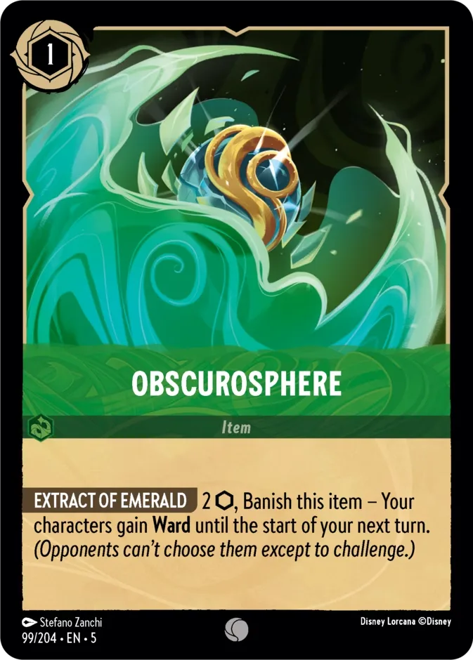 Obscurosphere #99 Shimmering Skies Disney Lorcana card