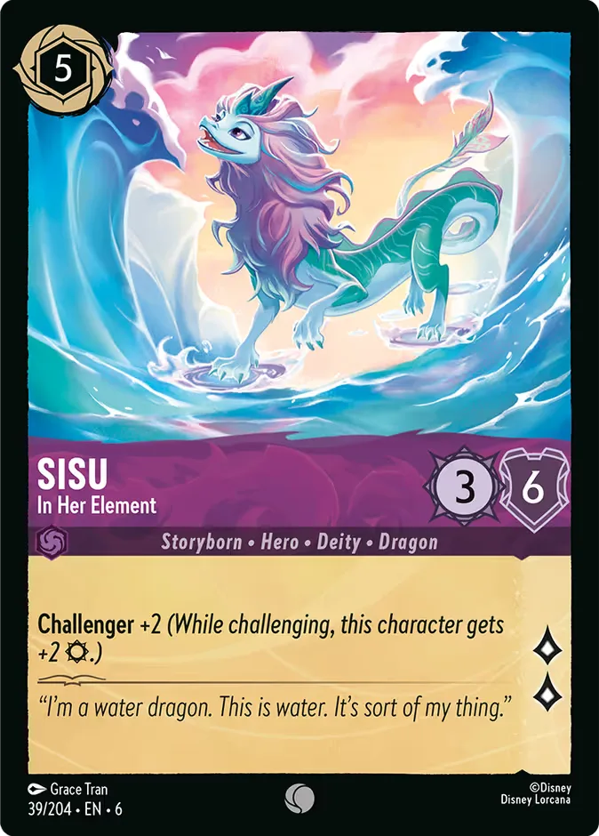 Sisu #39 Azurite Sea Disney Lorcana card