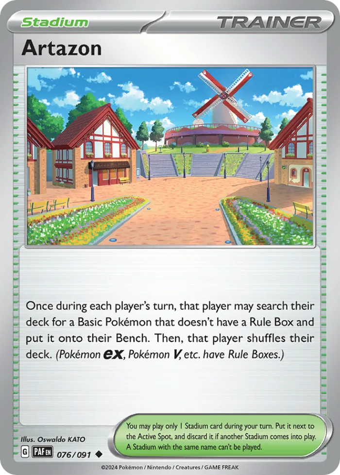 Artazon #76 Paldean Fates Pokemon card