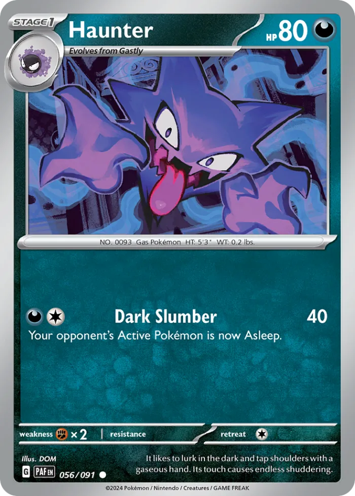 Haunter #56 Paldean Fates Pokemon card