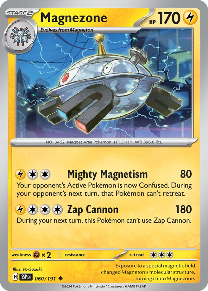 Magnezone #60 Surging Sparks Pokemon card