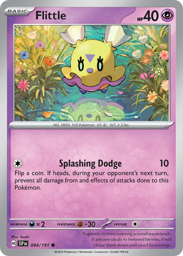 Flittle #94 Surging Sparks Pokemon card