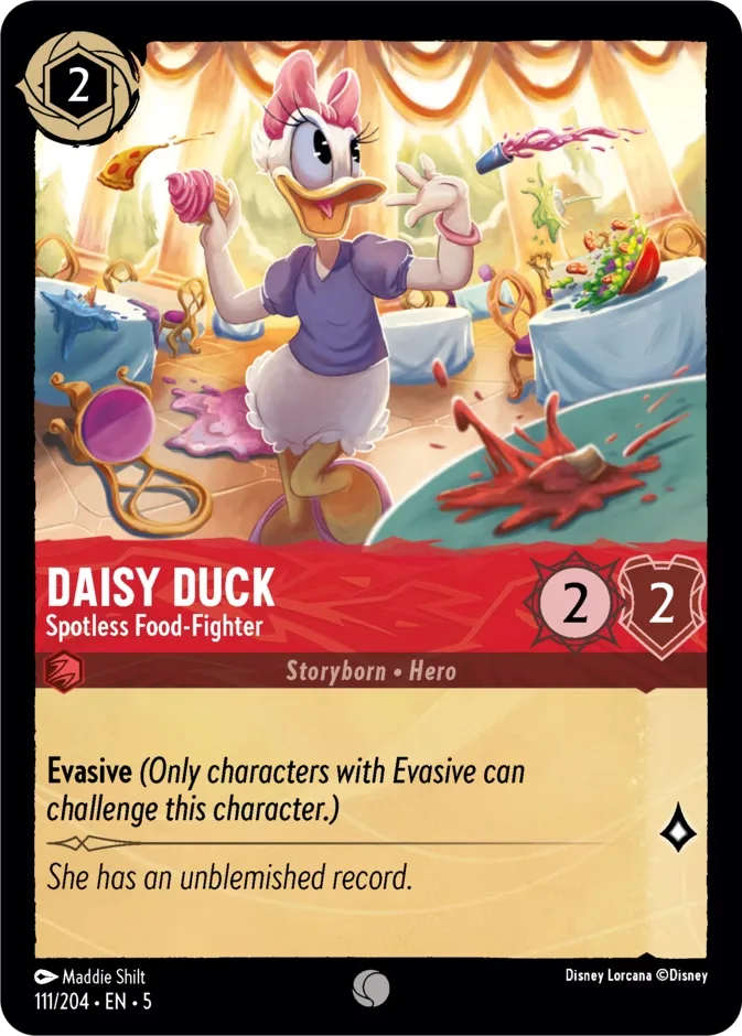 Daisy Duck #111 Shimmering Skies Disney Lorcana card