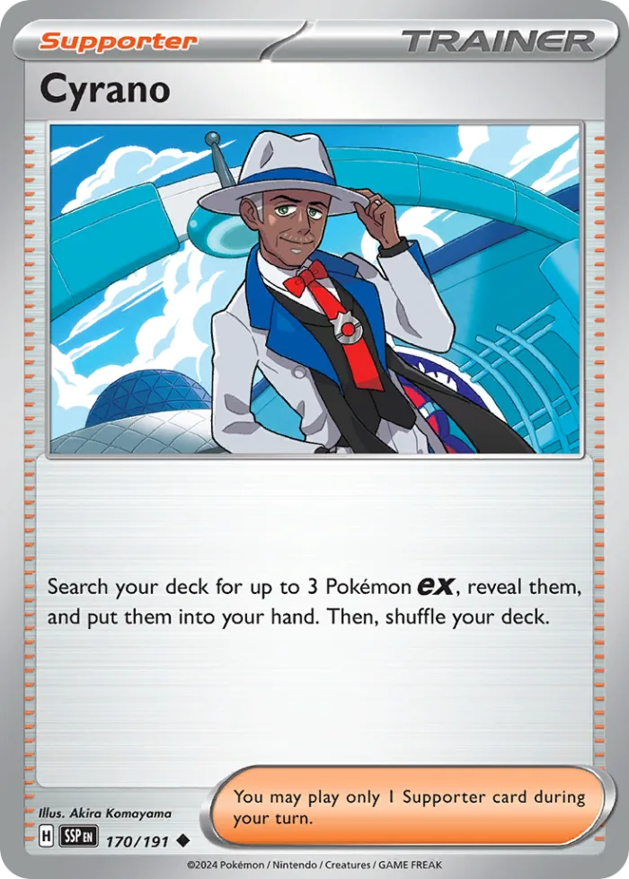 Cyrano #170 Surging Sparks Pokemon card