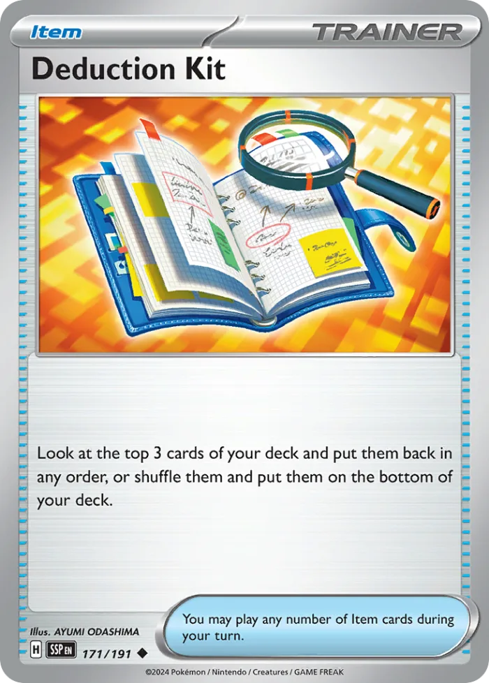 Deduction Kit #171 Surging Sparks Pokemon card