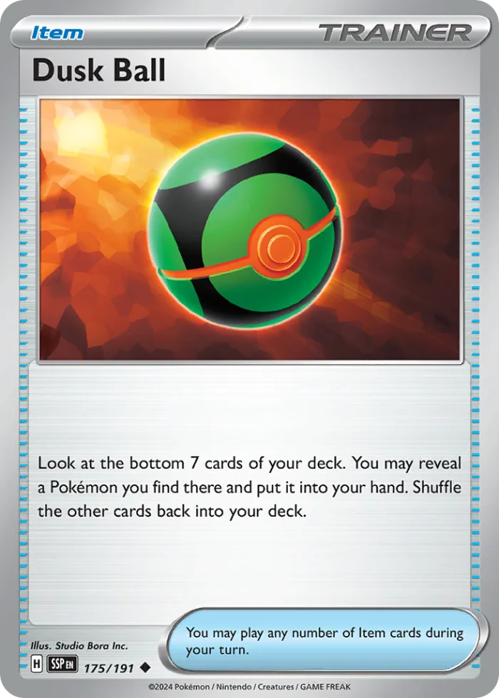 Dusk Ball #175 Surging Sparks Pokemon card