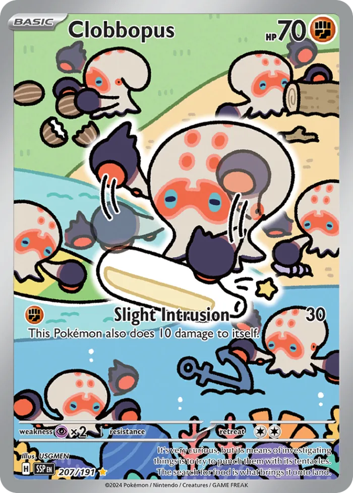 Clobbopus #207 Surging Sparks Pokemon card