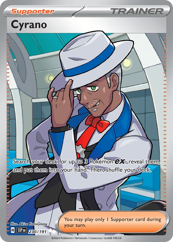 Cyrano #230 Surging Sparks Pokemon card