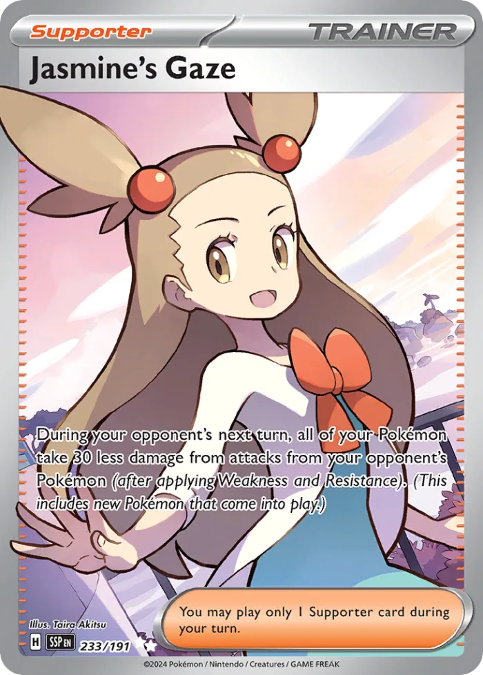 Jasmine's Gaze #233 Surging Sparks Pokemon card
