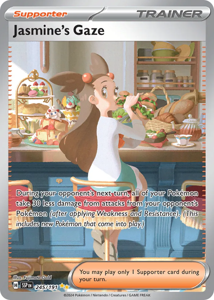 Jasmine's Gaze #245 Surging Sparks Pokemon card