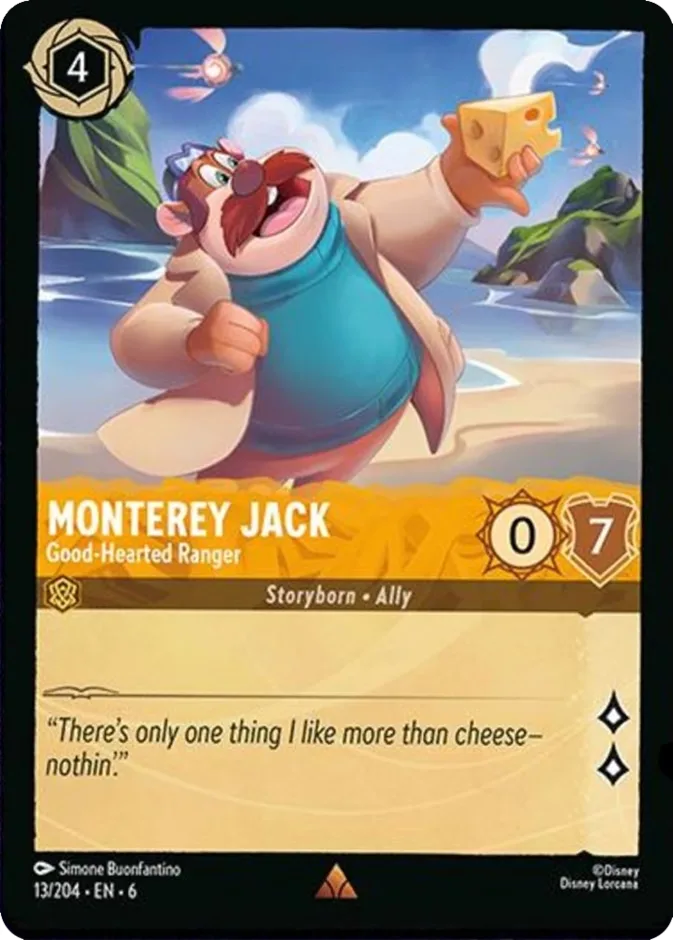 Monterey Jack #13 Azurite Sea Disney Lorcana card