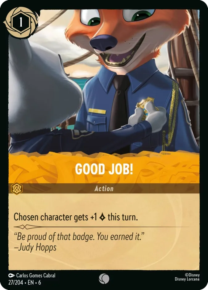 Good Job! #27 Azurite Sea Disney Lorcana card