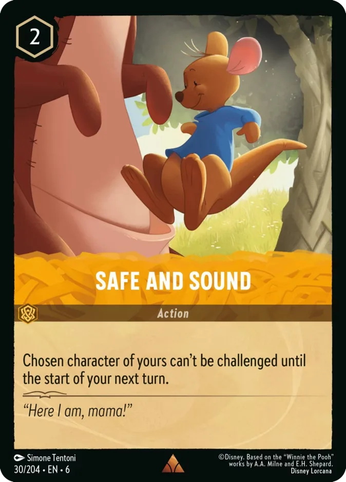 Safe And Sound #30 Azurite Sea Disney Lorcana card