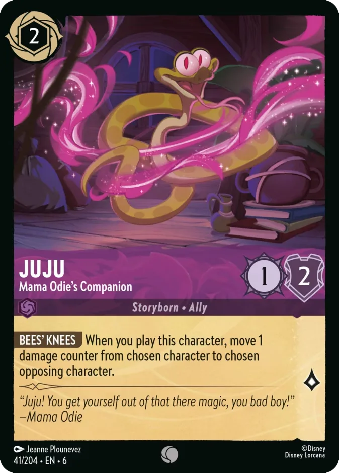 Juju #41 Azurite Sea Disney Lorcana card