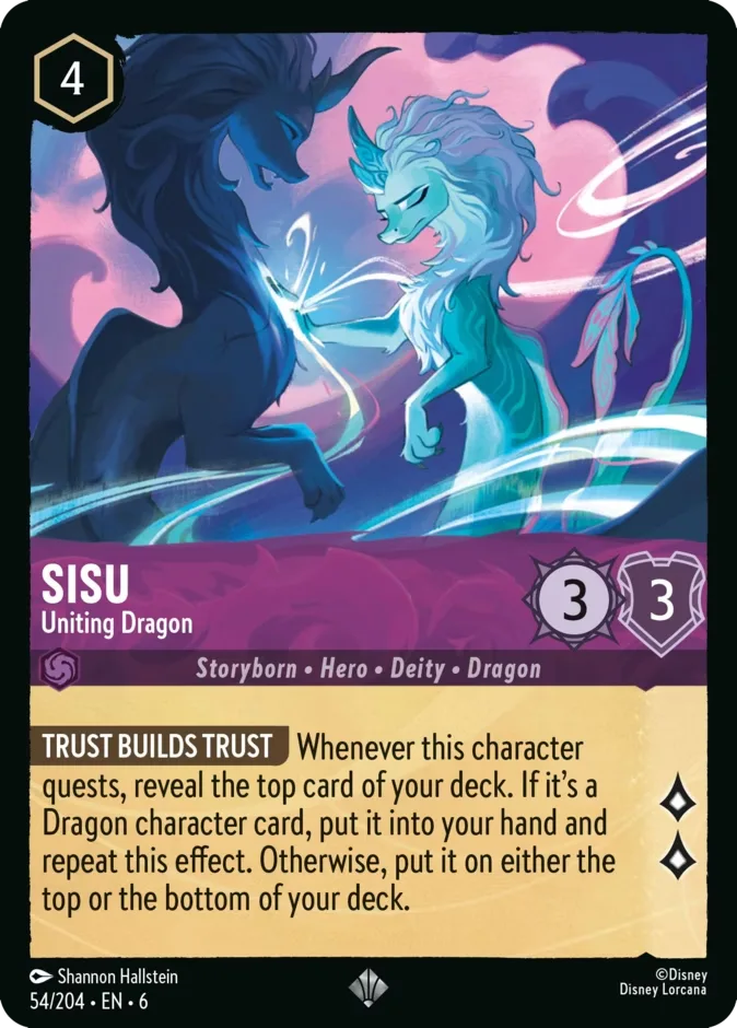 Sisu #54 Azurite Sea Disney Lorcana card