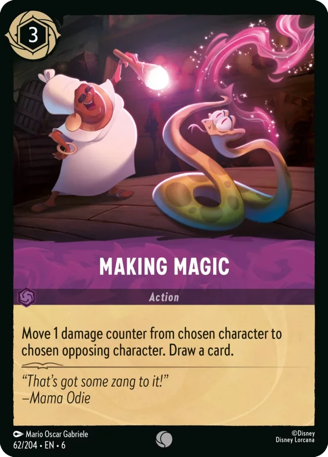 Make Some Magic #62 Azurite Sea Disney Lorcana card