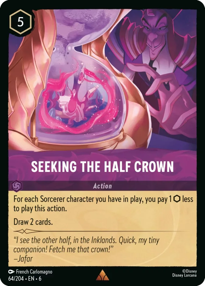 Seeking The Half Crown #64 Azurite Sea Disney Lorcana card