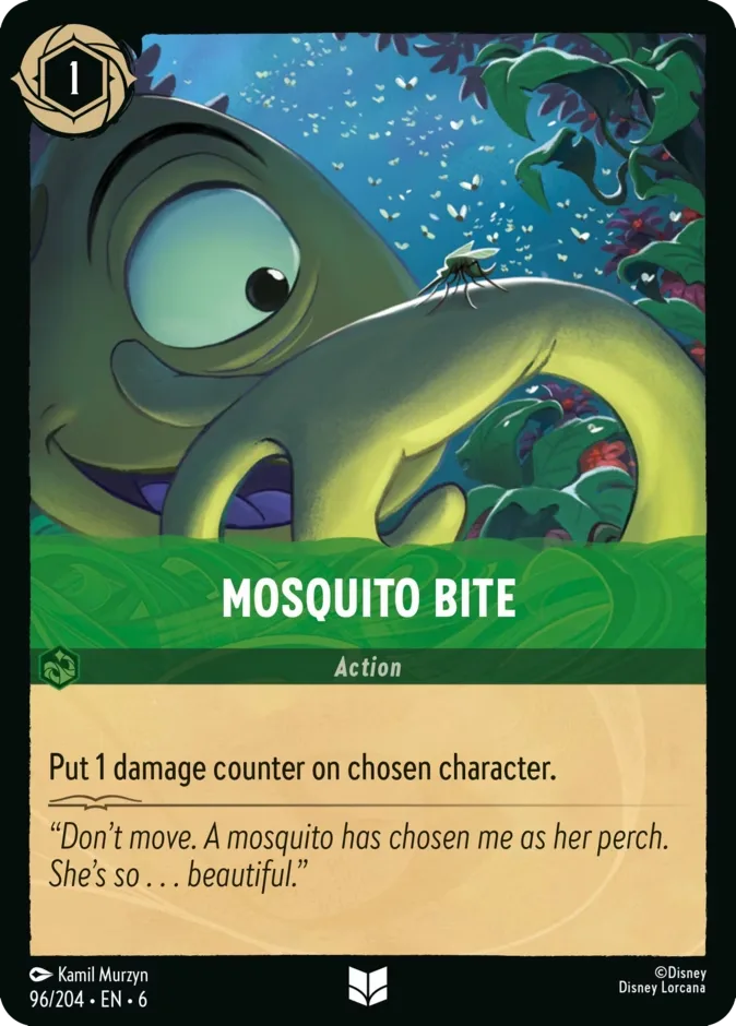Mosquito Bite #96 Azurite Sea Disney Lorcana card