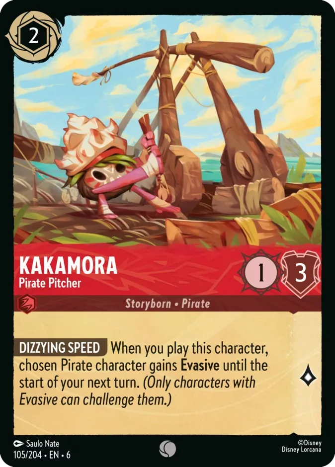 Kakamora #105 Azurite Sea Disney Lorcana card