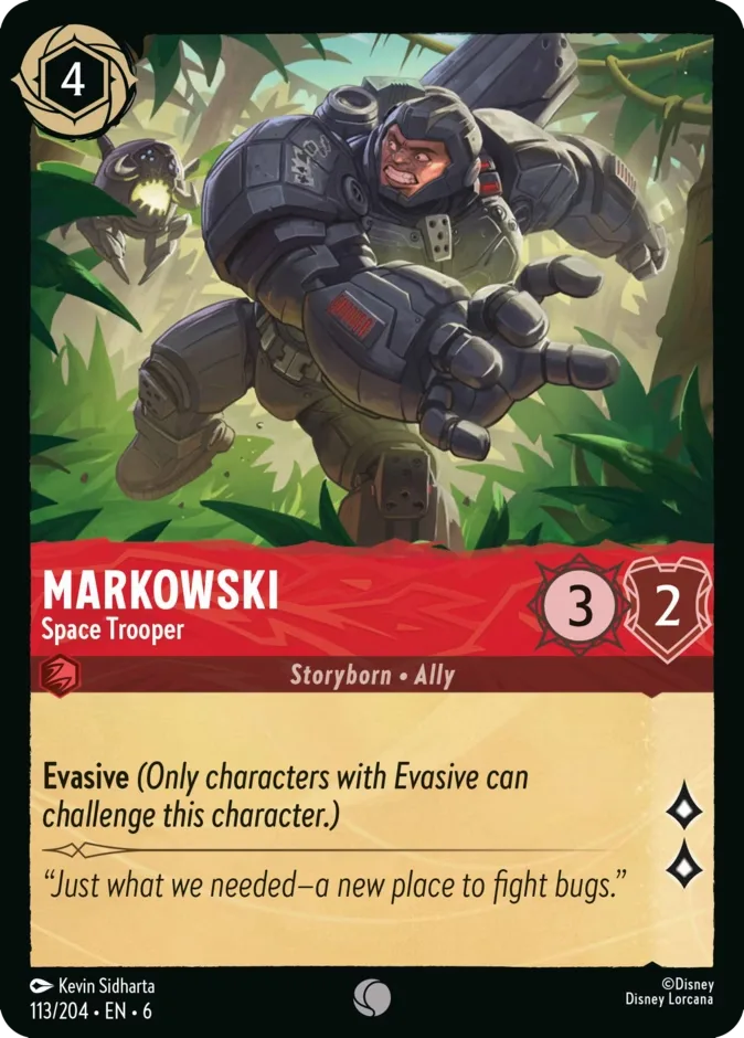 Markowski #113 Azurite Sea Disney Lorcana card
