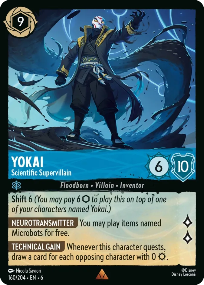 Yokai #160 Azurite Sea Disney Lorcana card