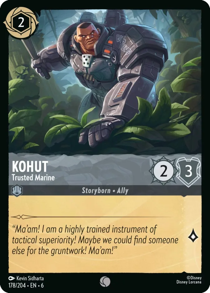 Kohut #178 Azurite Sea Disney Lorcana card