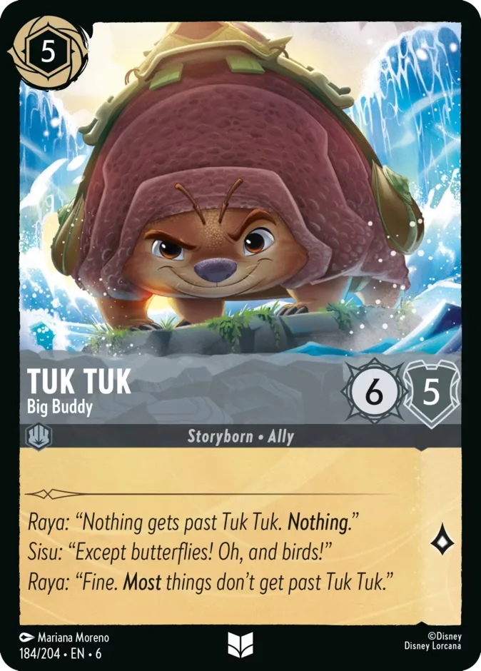 Tuk Tuk #184 Azurite Sea Disney Lorcana card