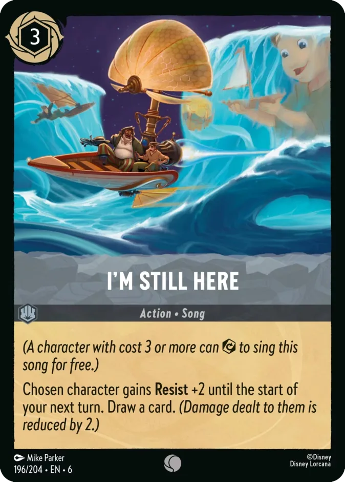 I'm Still Here #196 Azurite Sea Disney Lorcana card