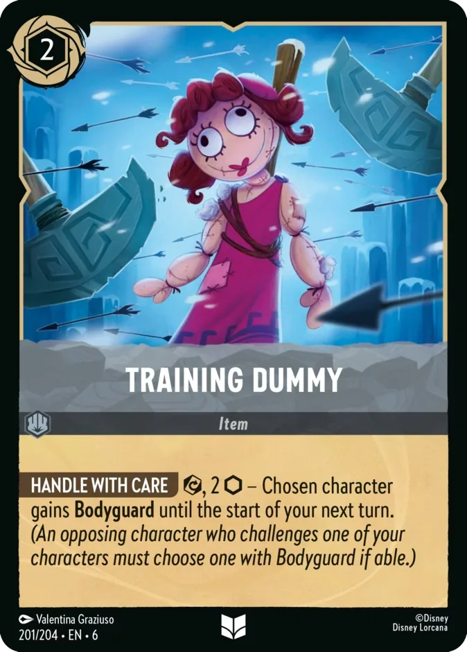 Training Dummy #201 Azurite Sea Disney Lorcana card