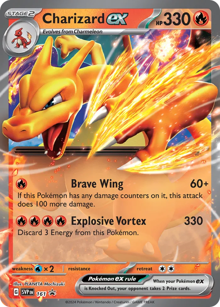 Charizard ex #SVP 161 SV Black Star Promos Pokemon card
