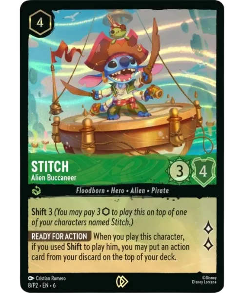 Stitch #8 Promo Set 2 Disney Lorcana card