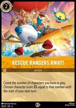 Rescue Rangers Away! #10 Promo Set 2 Disney Lorcana card