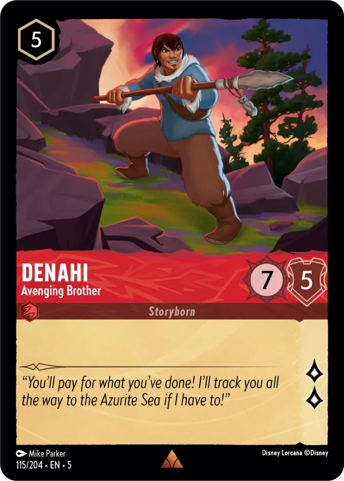 Denahi #115 Shimmering Skies Disney Lorcana card