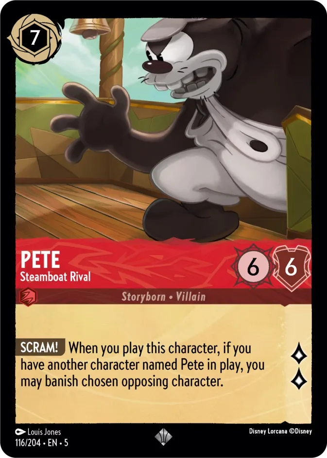 Pete #116 Shimmering Skies Disney Lorcana card